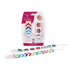 NDCG Клипса-держатель для соски-пустышки 0+, белый