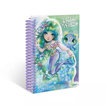 NEBULOUS STARS Серия: Marinia. Блокнот для записей со скетч страницами, вертикальный, на пружине