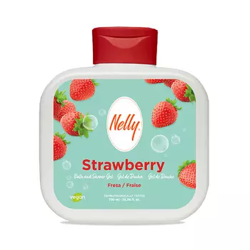 NELLY Гель для душа STRAWBERRY 750.0