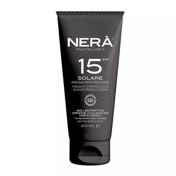 NERA PANTELLERIA Крем для тела солнцезащитный SPF 15 Solare Media Protezione