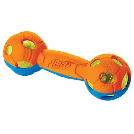 NERF Гантель двухцветная светящаяся, 17,5 см
