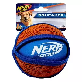 NERF Мяч нейлоновый пищащий с узором