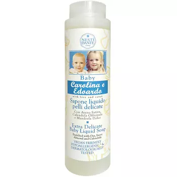 NESTI DANTE Гель для душа экстраделикатное для детей Baby Carolina e Edoardo