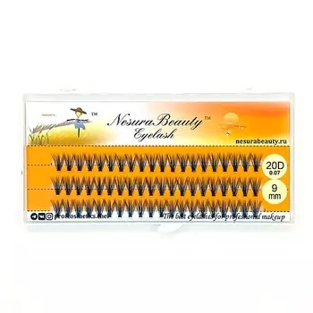 NESURABEAUTY Ресницы пучки 20D(0.07) 9.0