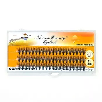 NESURABEAUTY Ресницы пучки 20D(0.07) 11.0