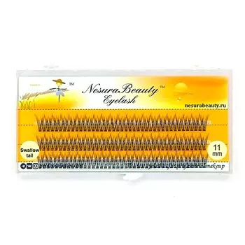 NESURABEAUTY Ресницы пучки "Ласточкин хвост" 11.0