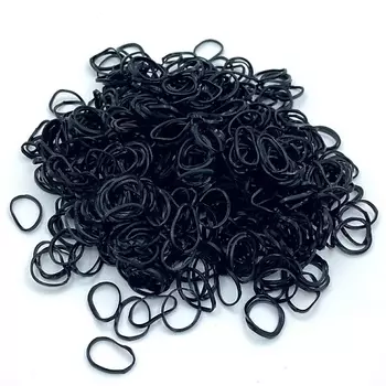 NESURABEAUTY Силиконовые резинки для волос черные