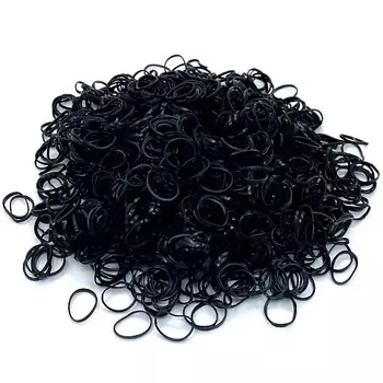 NESURABEAUTY Силиконовые резинки для волос черные