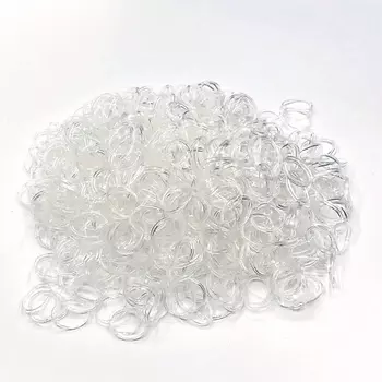 NESURABEAUTY Силиконовые резинки для волос прозрачные