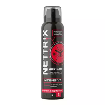 NETTRIX Аэрозоль от комаров, мошек, мокрецов Intensive 150.0
