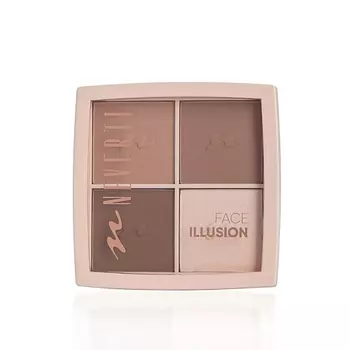 NEVERTI Палетка контур-хайлайтер