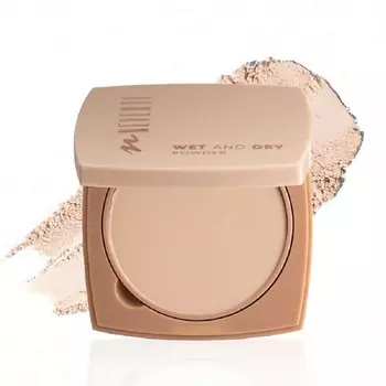 NEVERTI Пудра компактная увлажняющая