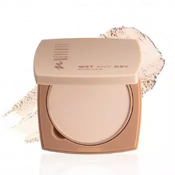 NEVERTI Пудра компактная увлажняющая