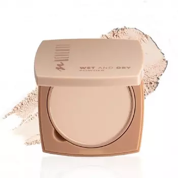 NEVERTI Пудра компактная увлажняющая