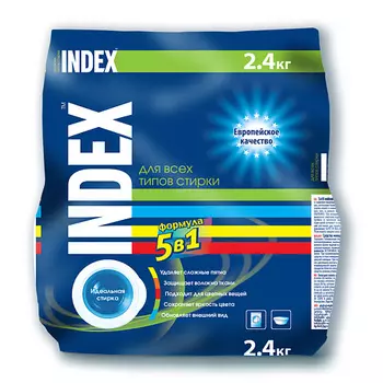 НЕВСКАЯ КОСМЕТИКА INDEX средство для стирки порошкообразное 2400.0