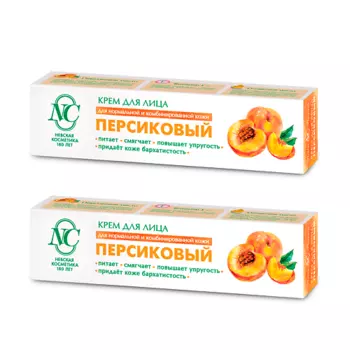 НЕВСКАЯ КОСМЕТИКА Крем для лица питательный Персик 2.0
