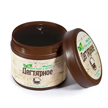 НЕВСКАЯ КОСМЕТИКА Мыло для волос и тела Дегтярное 300.0