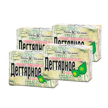 НЕВСКАЯ КОСМЕТИКА Мыло туалетное Дегтярное 4.0