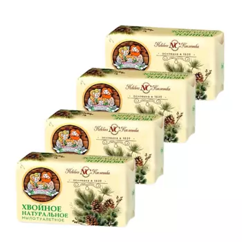 НЕВСКАЯ КОСМЕТИКА Туалетное мыло Хвойное 4.0