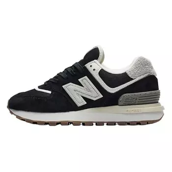 NEW BALANCE Кроссовки 574 Legacy Anti Slip Wear Resistant Low Top Black D Width