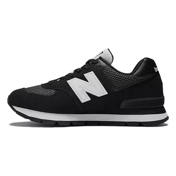 NEW BALANCE Кроссовки 574 Rugged 'Black White'
