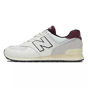 NEW BALANCE Кроссовки 574 White Burgundy