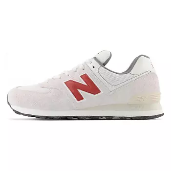 NEW BALANCE Кроссовки 574 White Red Grey