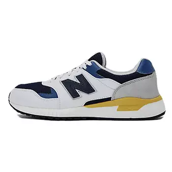NEW BALANCE Кроссовки 574 White/Yellow/Blue