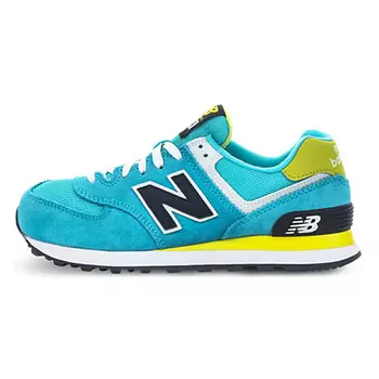 NEW BALANCE Кроссовки NB 574 Running Shoes Low-Top Blue/Yellow/Black/White
