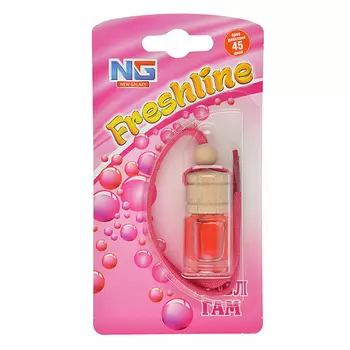 NEW GALAXY Ароматизатор подвесной Freshline бабл гам 5