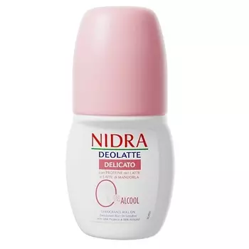 NIDRA Дезодорант роликовый с молочными протеинами и миндальным молочком