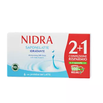 NIDRA Мыло твердое увлажняющее с молочными протеинами 300.0