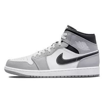 NIKE Кроссовки 1 Mid Light Smoke Grey Anthracite