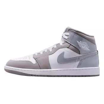 NIKE Кроссовки 1 Mid Se White Medium Grey Cool Grey