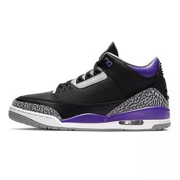 NIKE Кроссовки 3 Retro Black Court Purple
