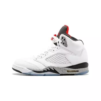 NIKE Кроссовки 5 Retro White Cement GS