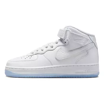 NIKE Кроссовки Air Force 1 Mid White Snakeskin Ice
