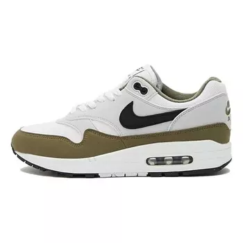 NIKE Кроссовки Air Max 1 White Black Medium Olive