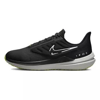 NIKE Кроссовки Air Zoom Winflo 9 Shield Black White Volt
