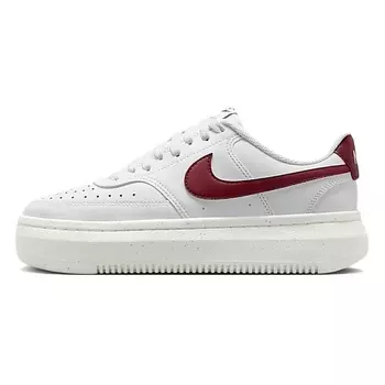 NIKE Кроссовки Court Vision Alta Anti-Slip Wear-Resistant Low-Top Skateboard Shoes Womens White