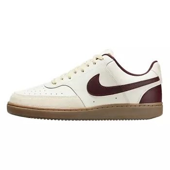 NIKE Кроссовки Court Vision Anti-Slip Wear-Resistant Low-Top Skateboard Shoes Mens Ecru