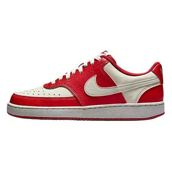 NIKE Кроссовки Court Vision Low Anti-Slip Wear-Resistant Low-Top Skateboard Shoes Womens Red White