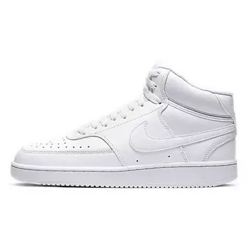 NIKE Кроссовки Court Vision Mid Triple White