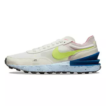 NIKE Кроссовки Waffle One Crater Sneakers White/Green/Blue