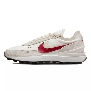 NIKE Кроссовки Waffle One Se Sail Pearl White Black Gym Red
