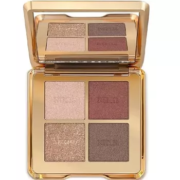 NIMBT Тени компактные четырёхцветные Eye Shadow