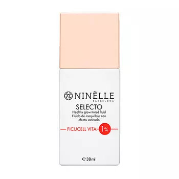 NINELLE Тональный крем-флюид с эффектом здорового сияния Selecto