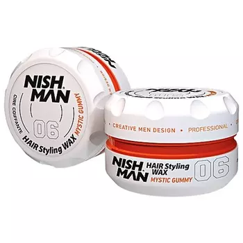 NISHMAN Воск для волос 06 MYSTIC GUMMY Персик 100.0