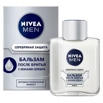 NIVEA Бальзам после бритья Серебряная Защита