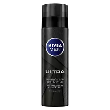 NIVEA MEN Черный гель для бритья "ULTRA"